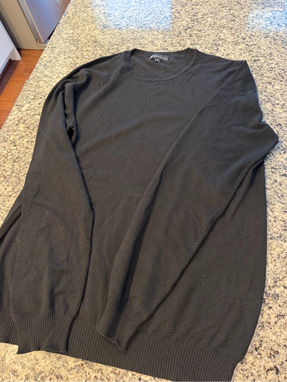 Men's Black Crewneck Sweater by Club Room